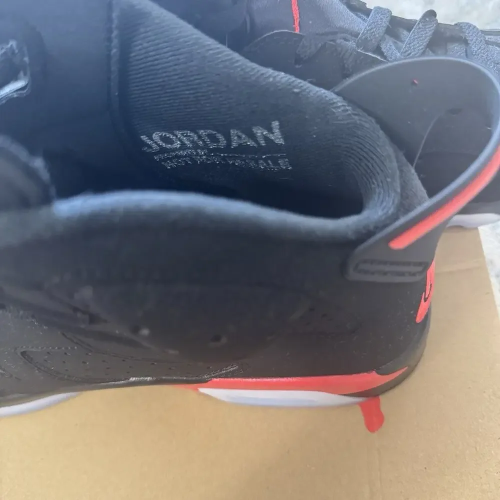 Nike Air Jordan 6 Retro Infrared Salesman Mens Sz 10 CT8529-001 Only Worn Twice